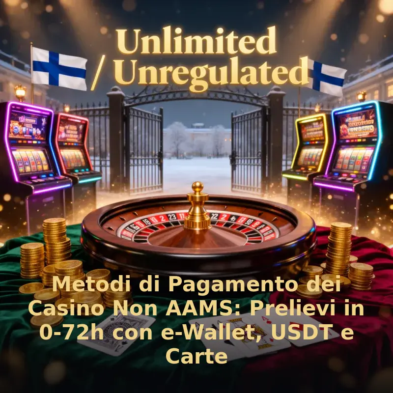 Metodi di Pagamento dei Casino Non AAMS: Prelievi in 0-72h con e-Wallet, USDT e Carte